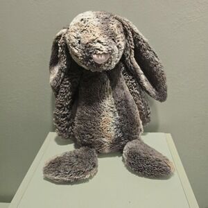 JellyCat  Bashful Bunny Rabbit Brown And Gray